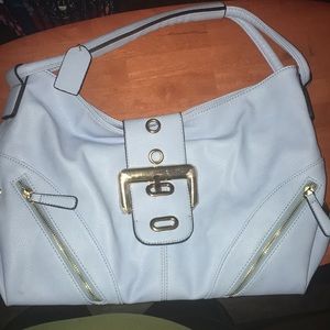 Baby blue bag